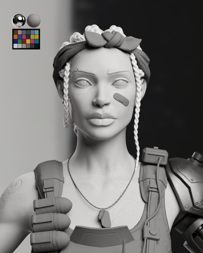 Demolition Girl character portrait