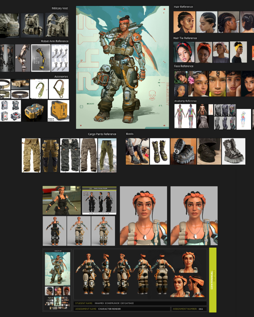 Demolition Girl reference sheet