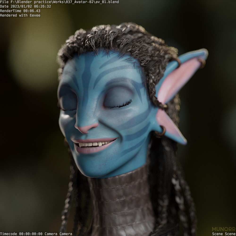 Female Navi v2 render
