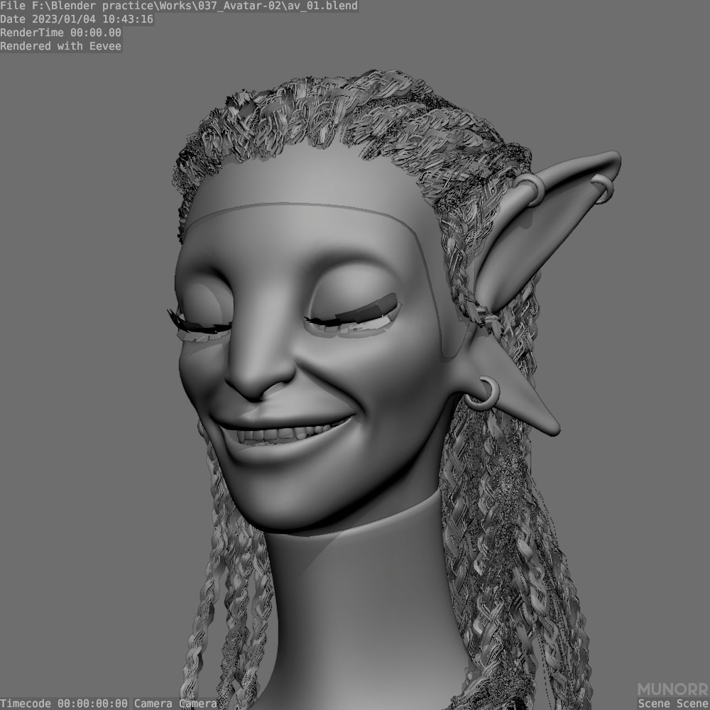 Female Navi v2 render