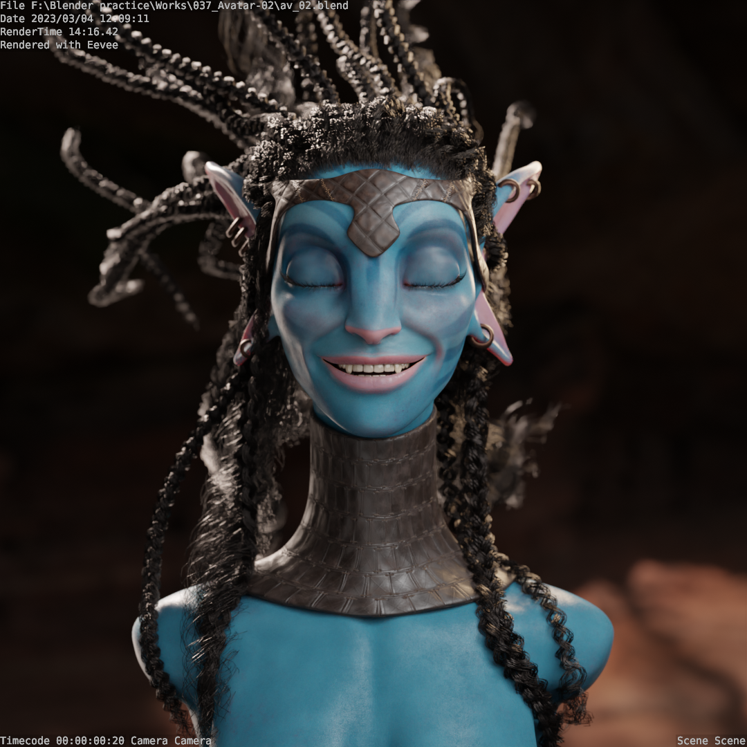 Female Navi v2 render
