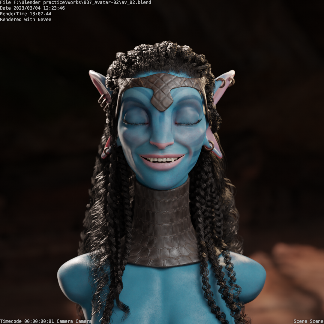 Female Navi v2 render