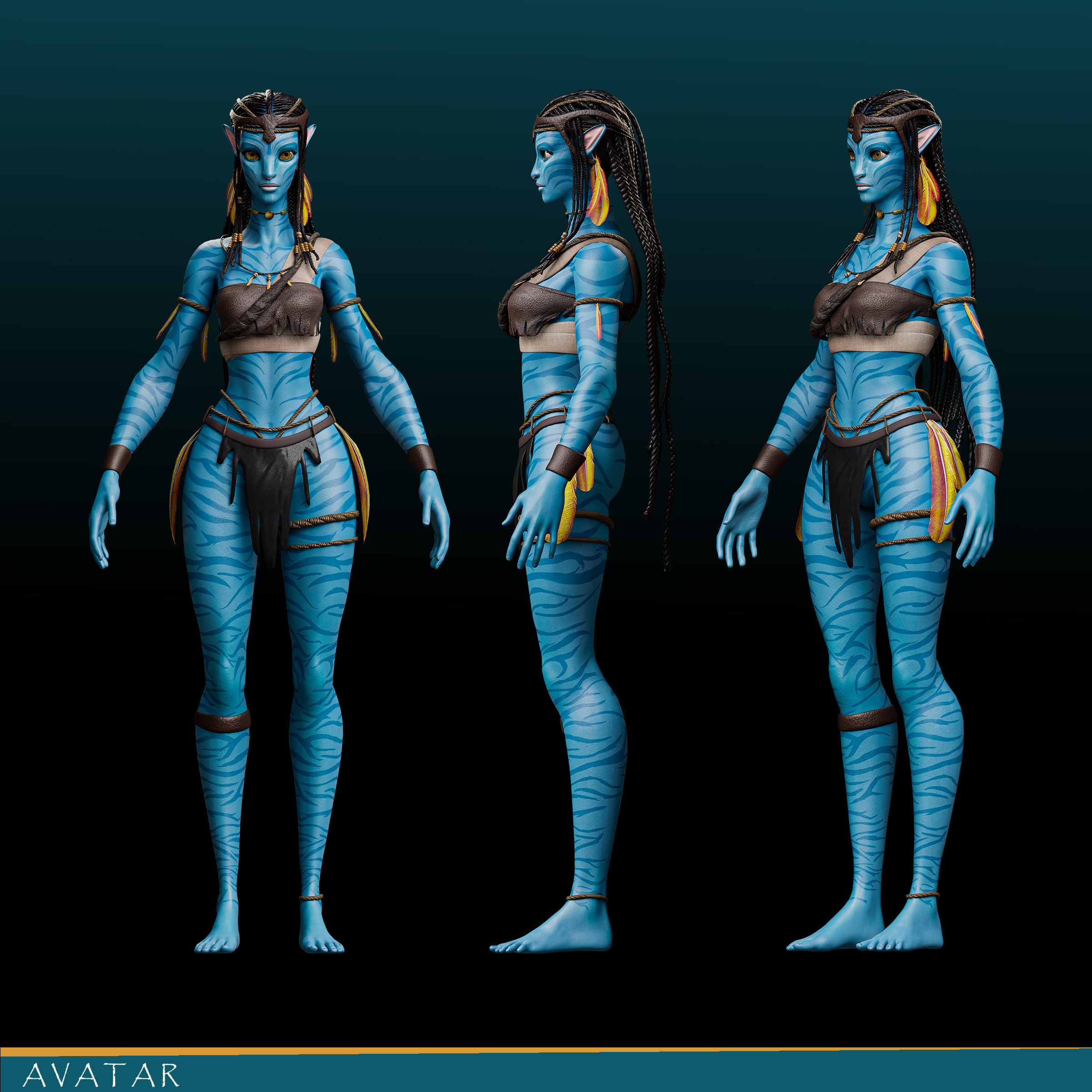 Female Navi turnaround
